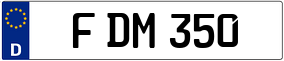 Truck License Plate